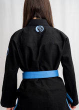 Load image into Gallery viewer, THE CHALLENGER 2.0 FEMALE JIU JITSU GI - BLACK (FREE WHITE BELT)
