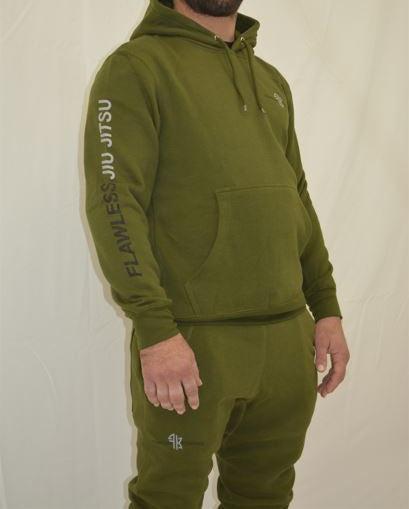 FK COLLECTION PREMIUM HOODIE - MILITARY GREEN (UNISEX)
