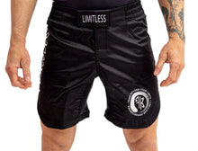 Load image into Gallery viewer, LIMITLESS MEN&#39;S SHORTS - BLACK/WHITE
