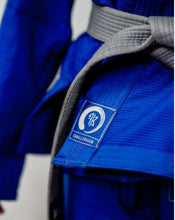 Load image into Gallery viewer, THE CHALLENGER KIDS JIU JITSU GI - BLUE (FREE WHITE BELT) (LIMITED STOCK)
