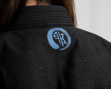 Load image into Gallery viewer, THE CHALLENGER 2.0 FEMALE JIU JITSU GI - BLACK (FREE WHITE BELT)
