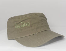 Load image into Gallery viewer, Jiu Jitsu Military Fidel Hat- Olive

