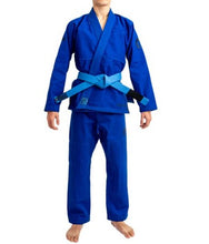 Load image into Gallery viewer, THE CHALLENGER 2.0 JIU JITSU GI - BLUE (FREE WHITE BELT)*LIMITED STOCK*
